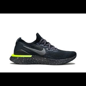 Men’s Nike Epic React 2 SE SEQUOIA Black and Neon